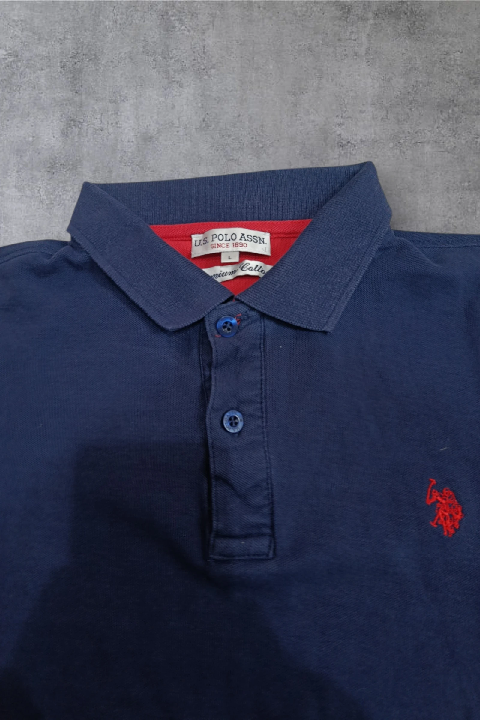 | Polo U.S. Polo Assn. Homem | Cor Azul Marinho | Manga Curta | Tamanho G | – photo 4